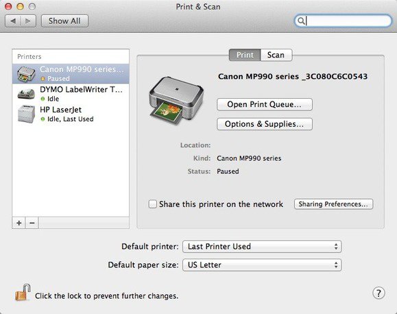 Mac Looking For Printer Problem